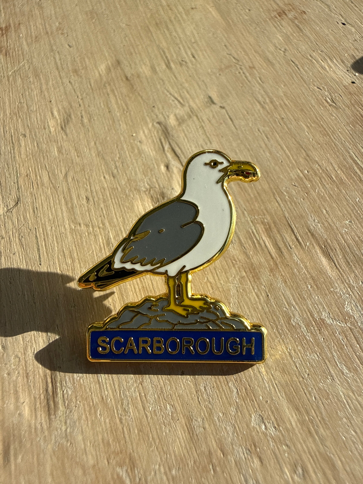 Scarborough Pin Badge - Seagull