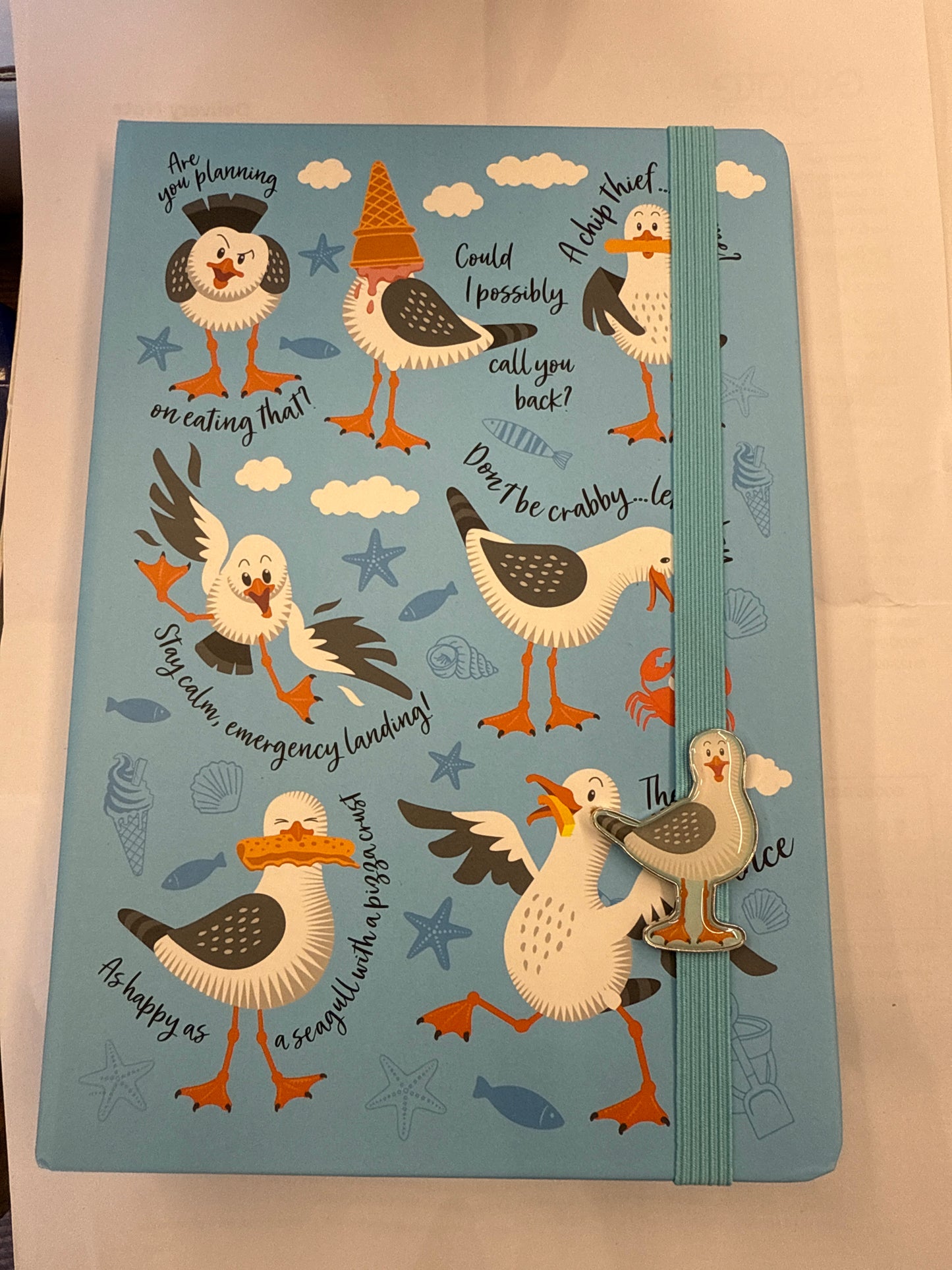 Squawk the Seagull A5 Notebook