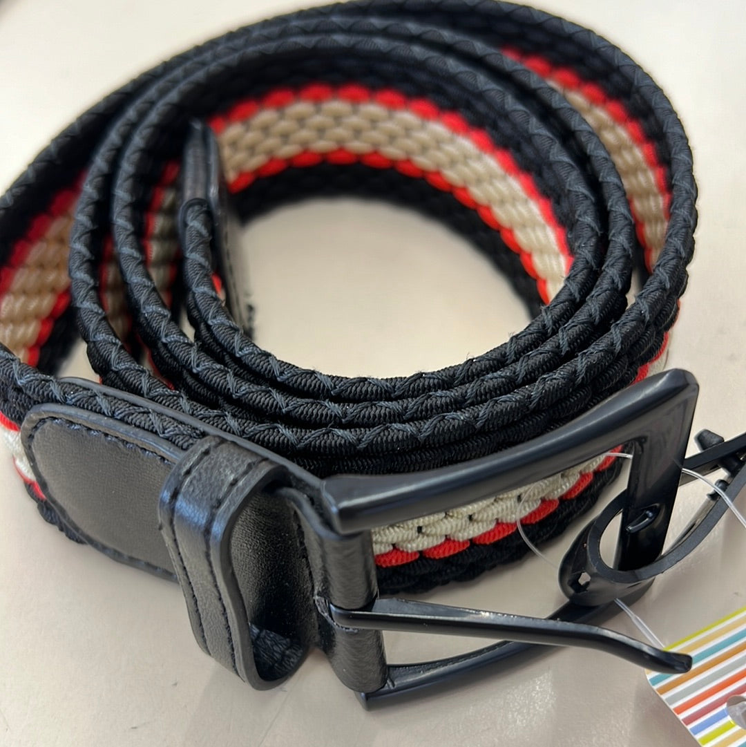 Belt - Stretchy 40 Black/Red *