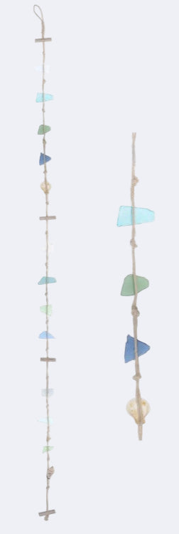 Seaglass Hanging Garland