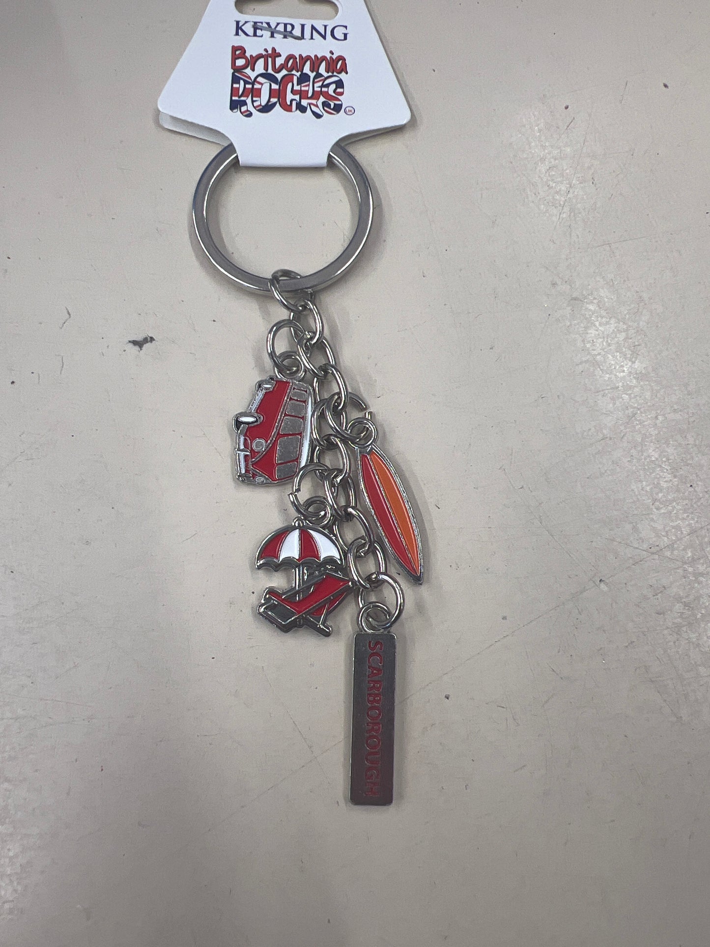 Campervan charm Keyring