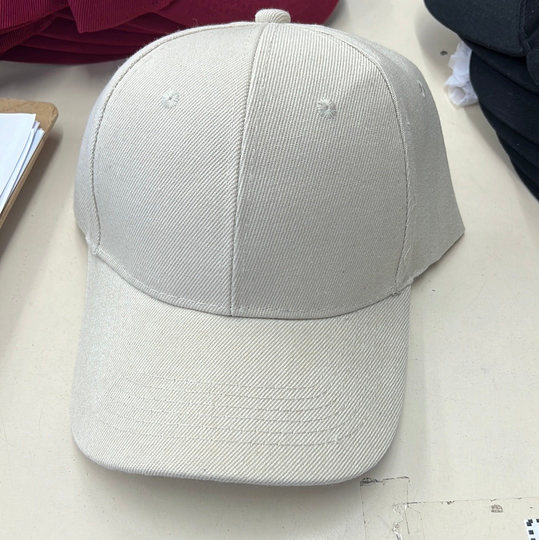 Deluxe Plain Baseball Hat