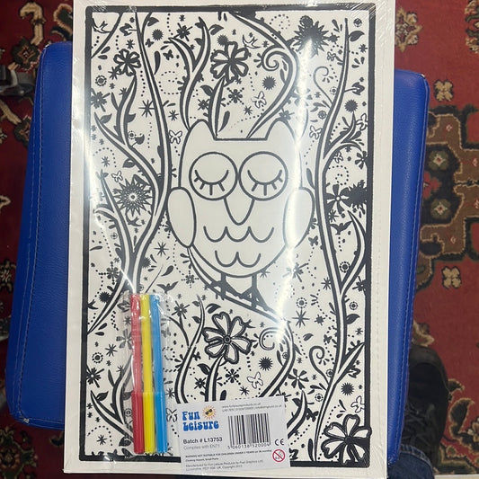 Felt Colouring Poster