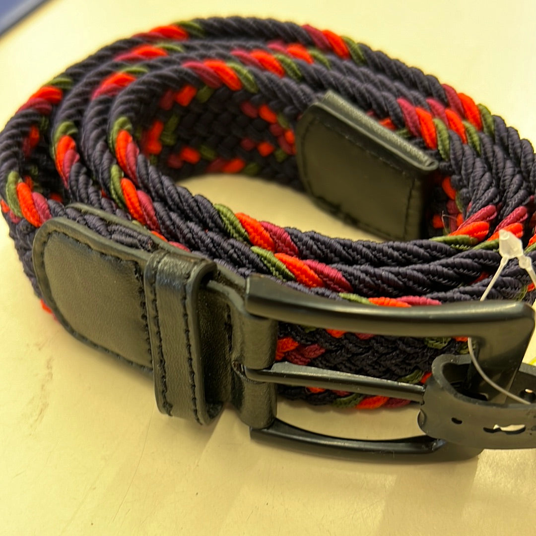Belt - Stretchy 32 Red/Purple/Green *
