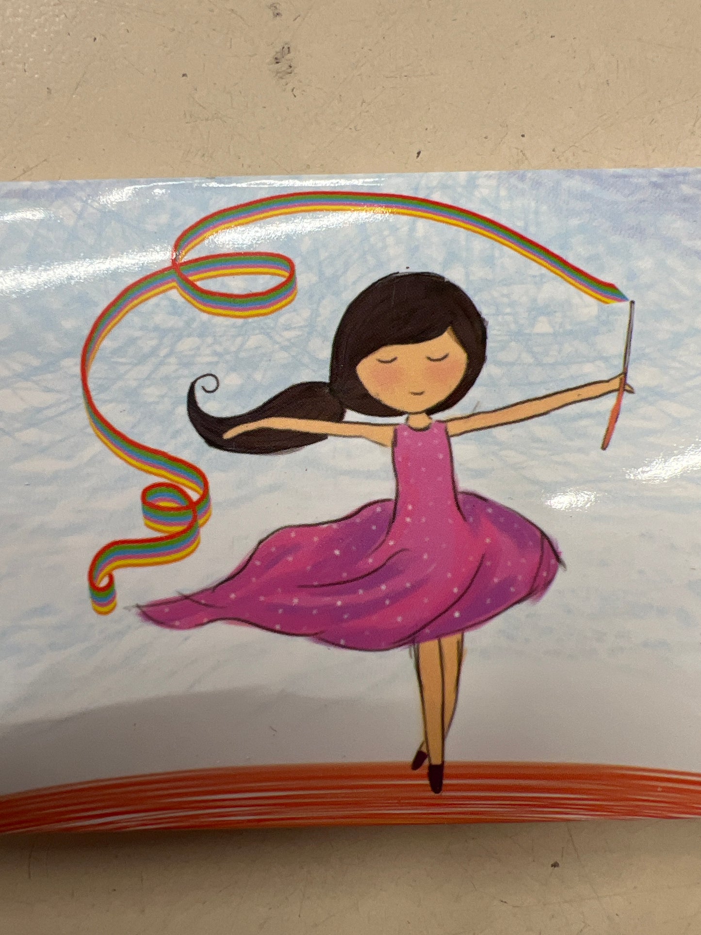 Rainbow Dancer Ribbon Wand - Large