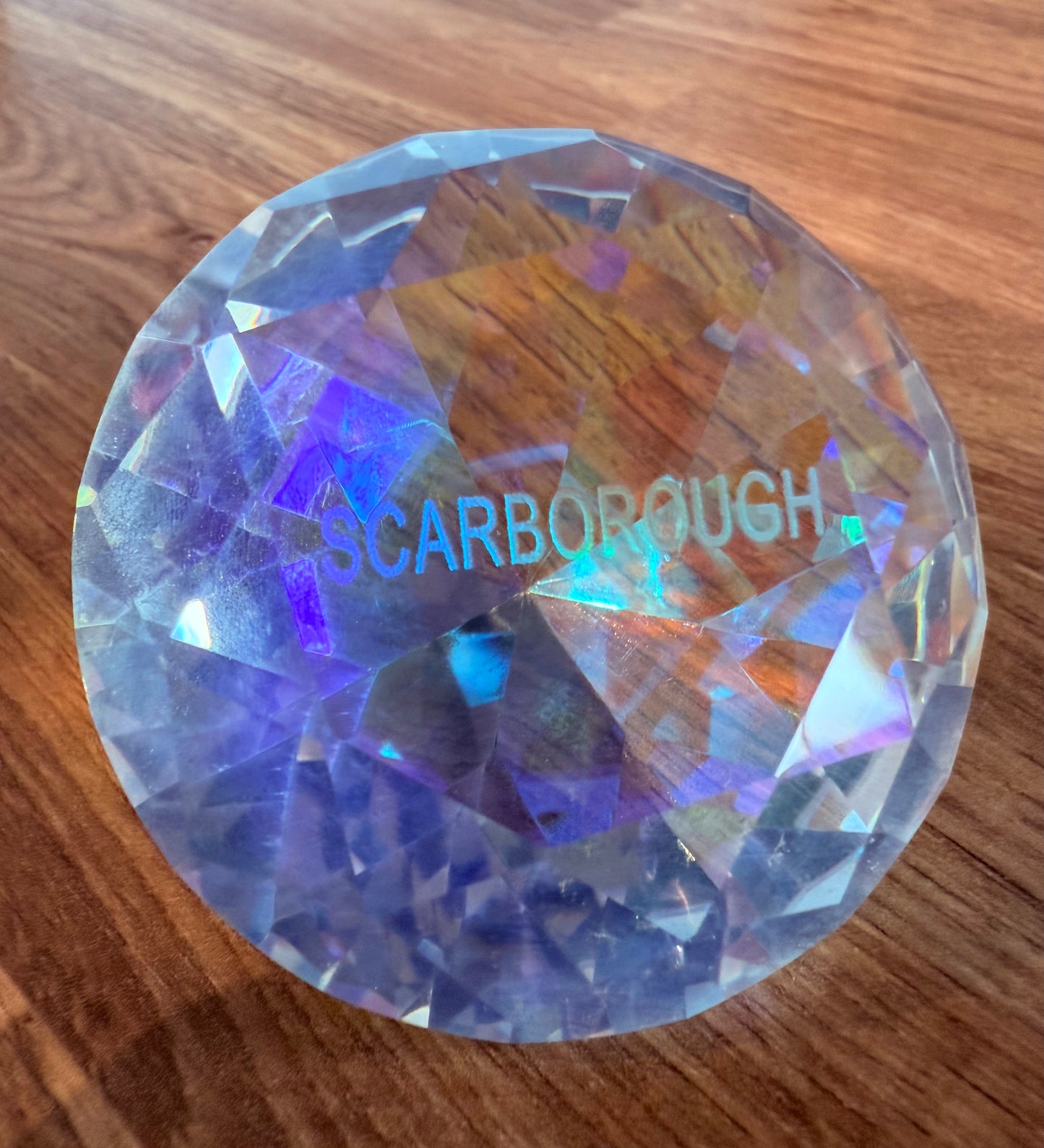 'Scarborough' Glass Diamond Gem