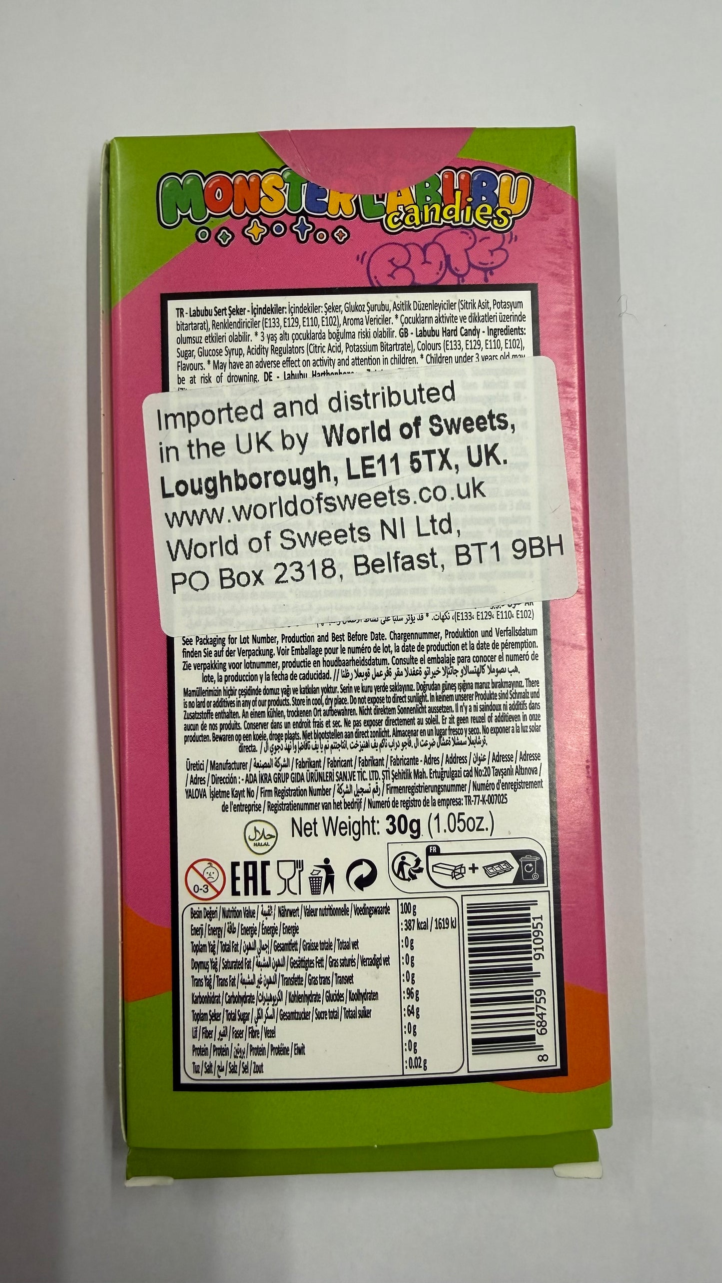 Labubu Surprise Flavour Lollies