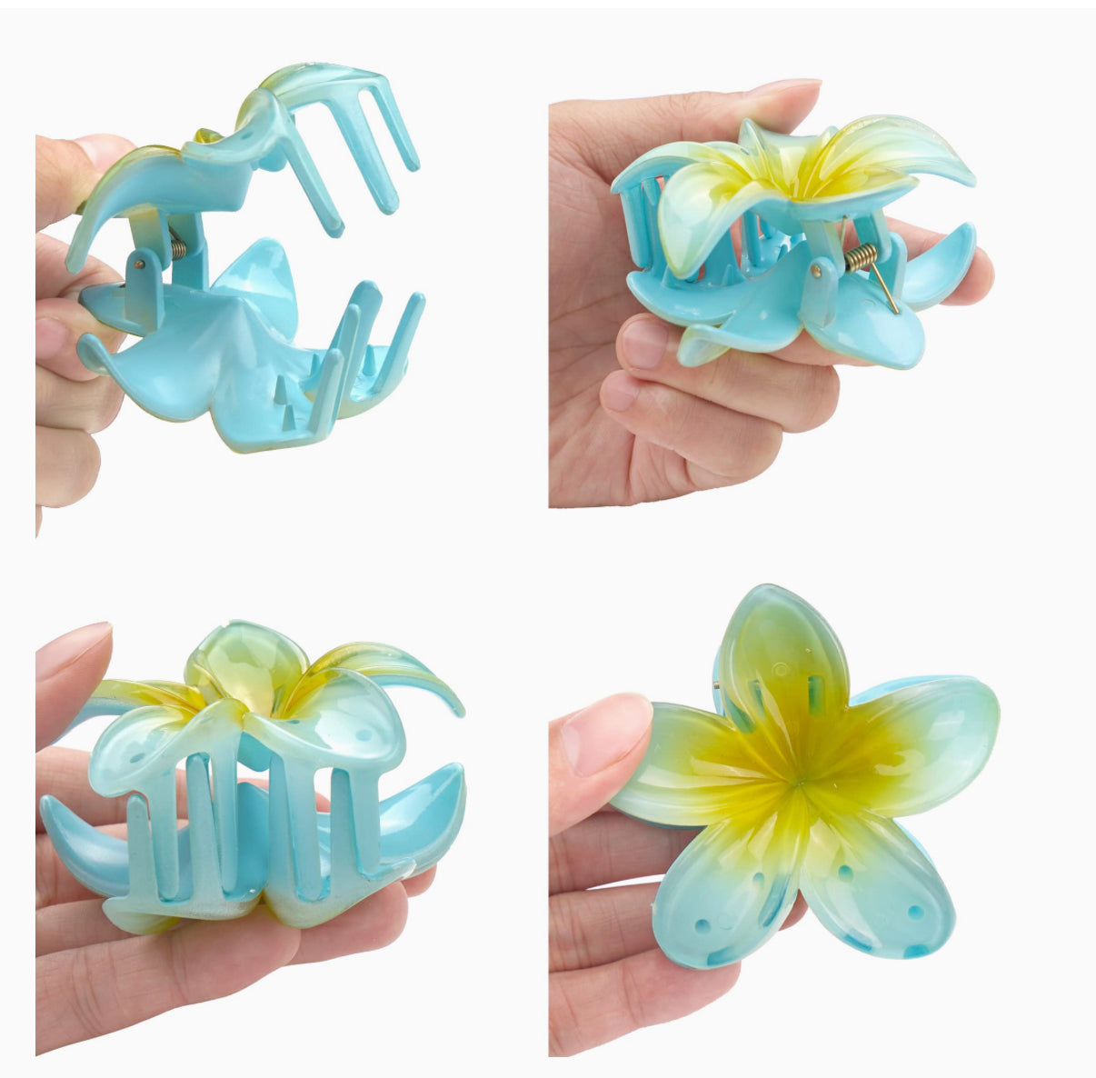 Hibiscus Claw Hair Clip