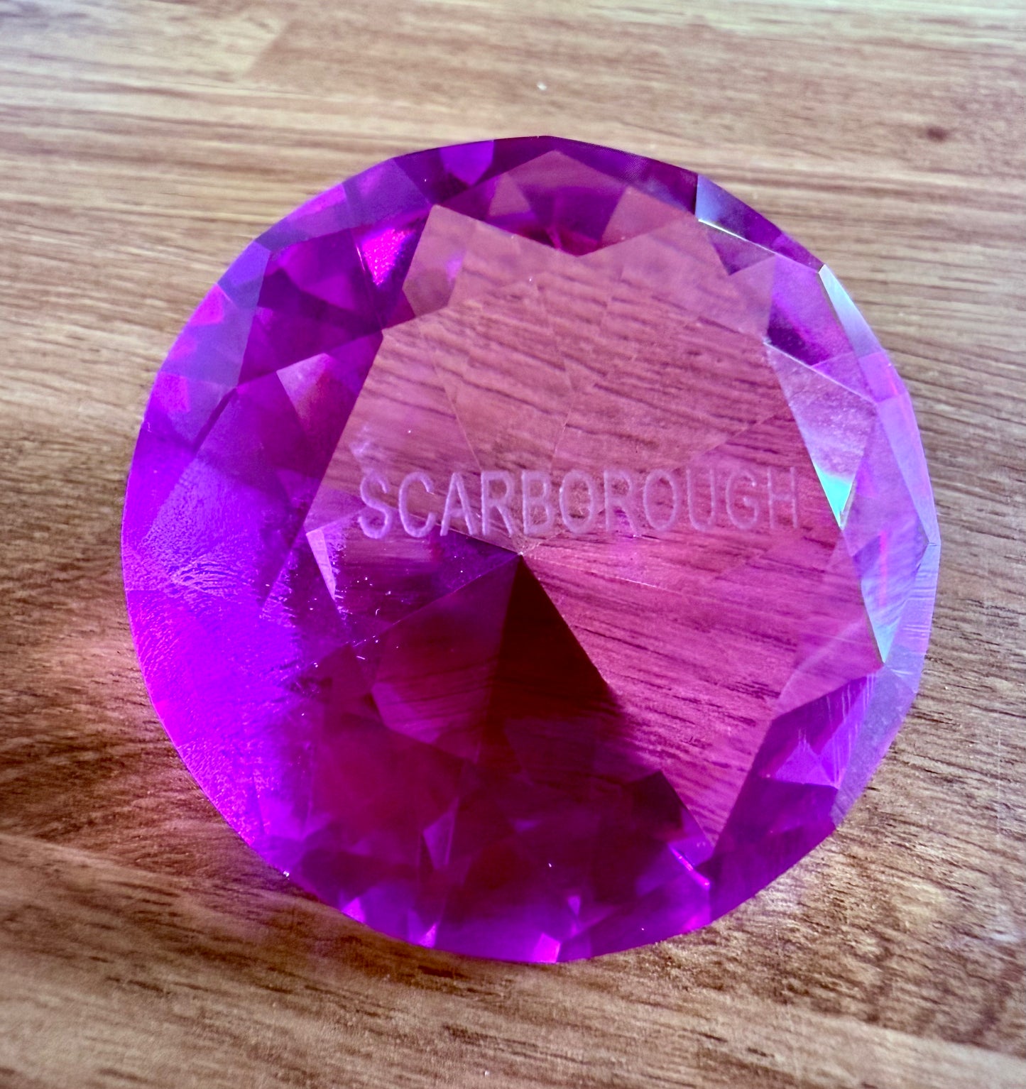 'Scarborough' Glass Diamond Gem