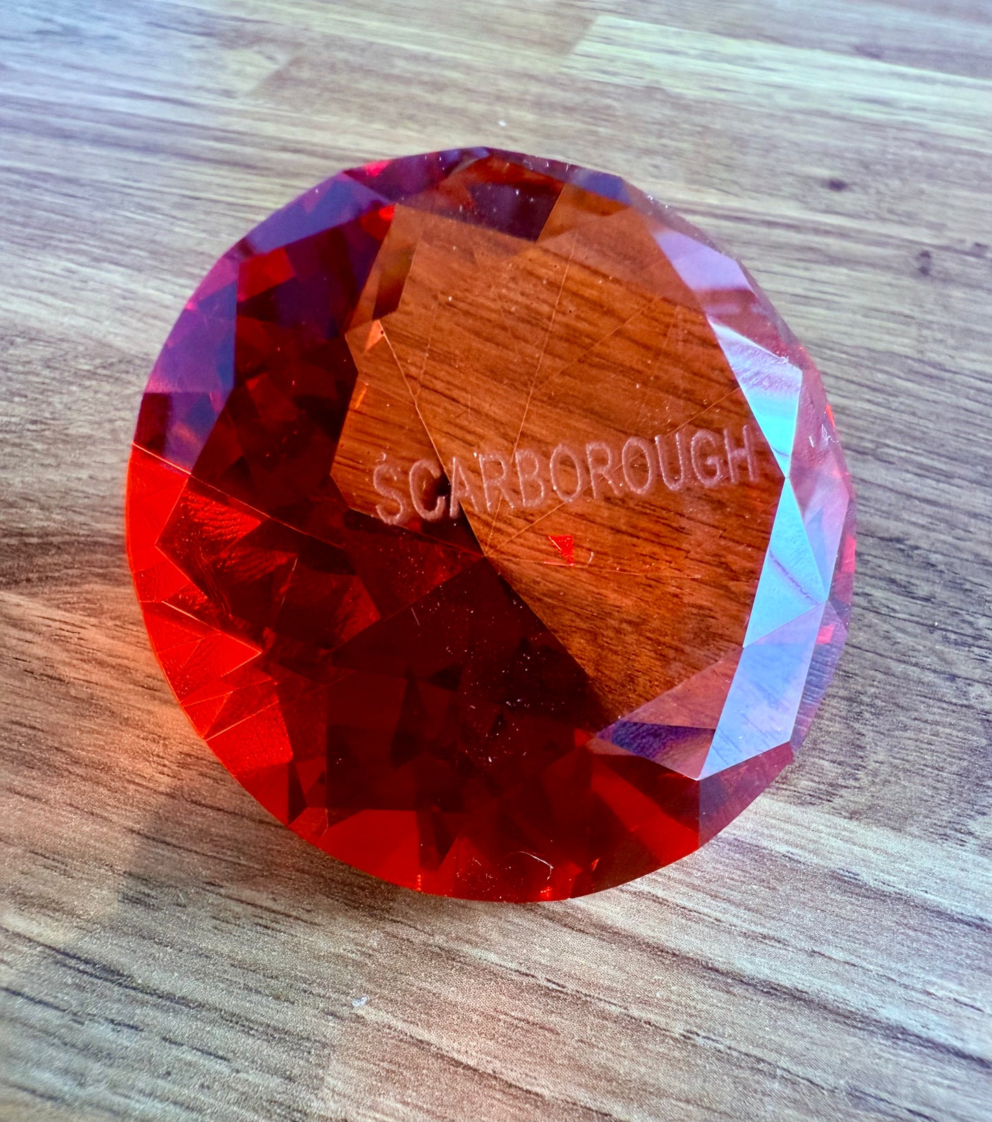 'Scarborough' Glass Diamond Gem