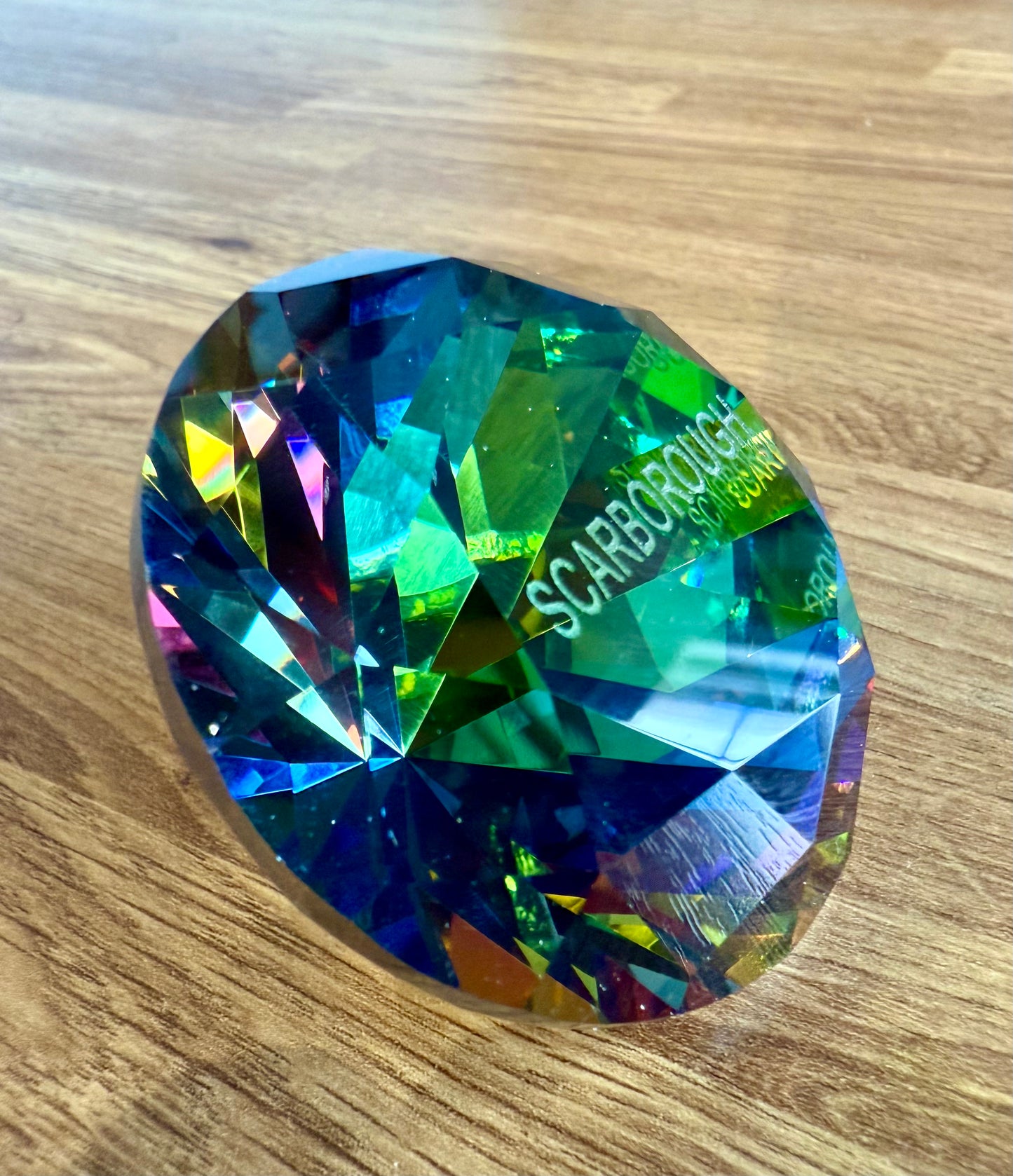 'Scarborough' Glass Diamond Gem