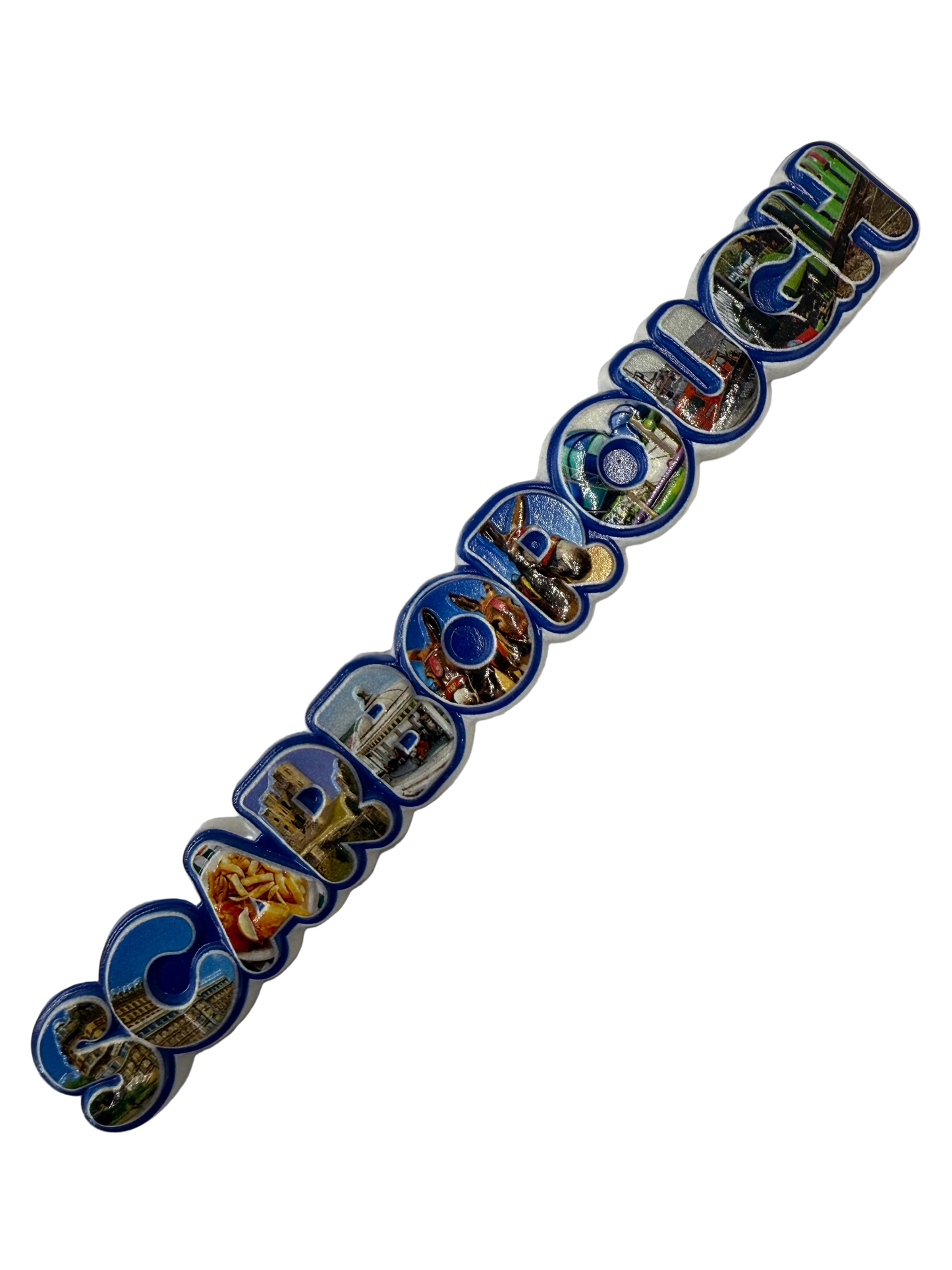 Scarb’ letters magnet