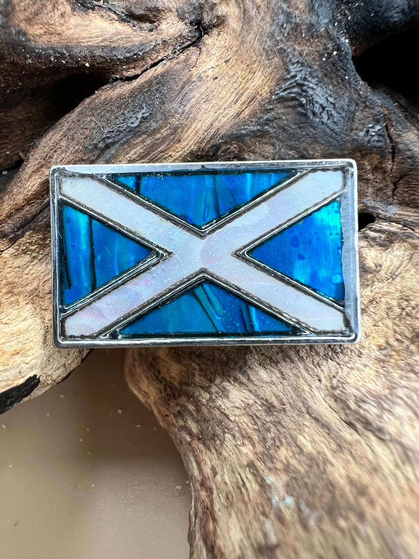 St. Andrew's flag pin badge