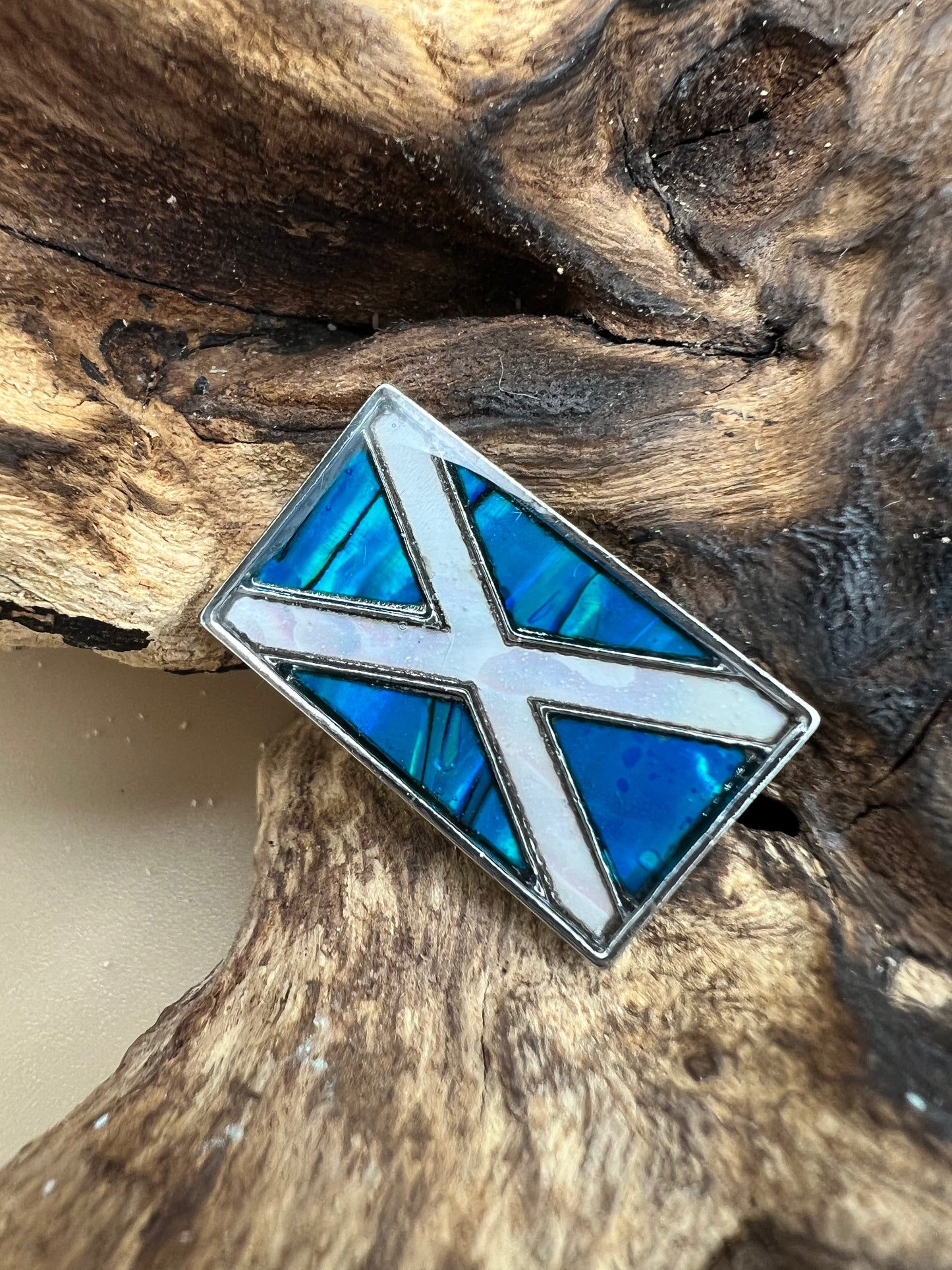 St. Andrew's flag pin badge