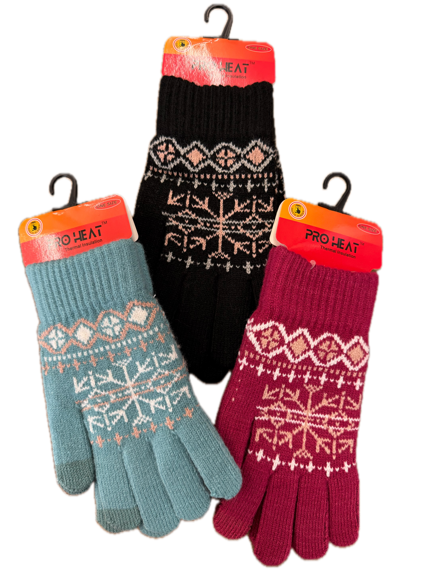 Winter Pattern Touch Screen Gloves