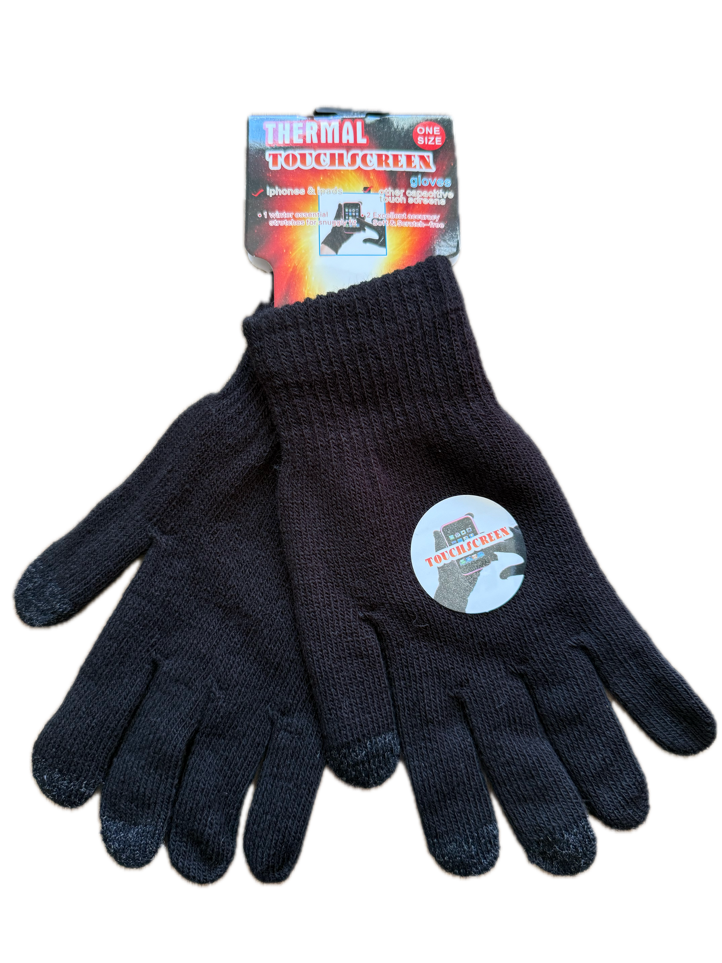 Black Touch Screen Gloves