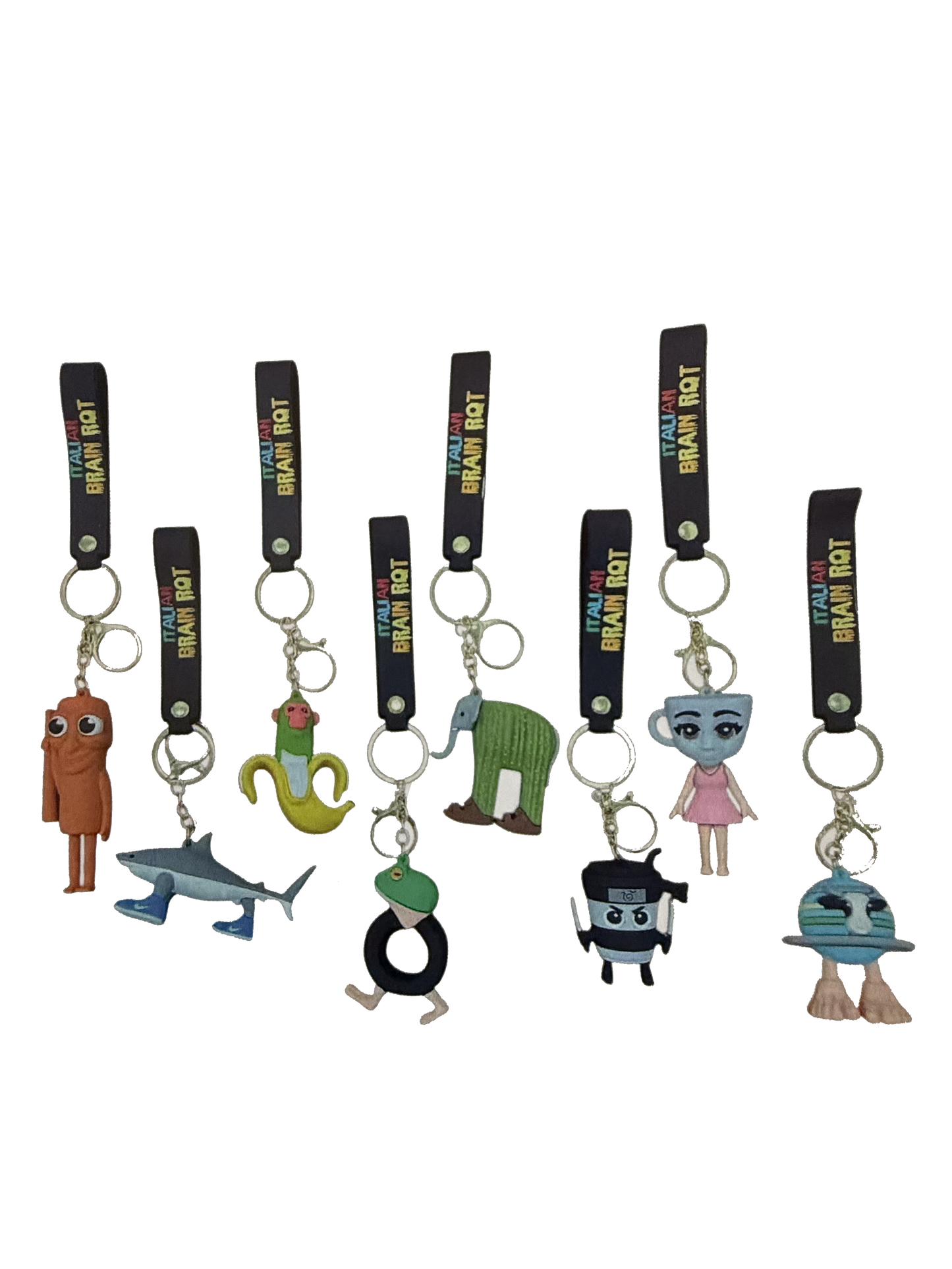 Italian Brain Rot Keychain