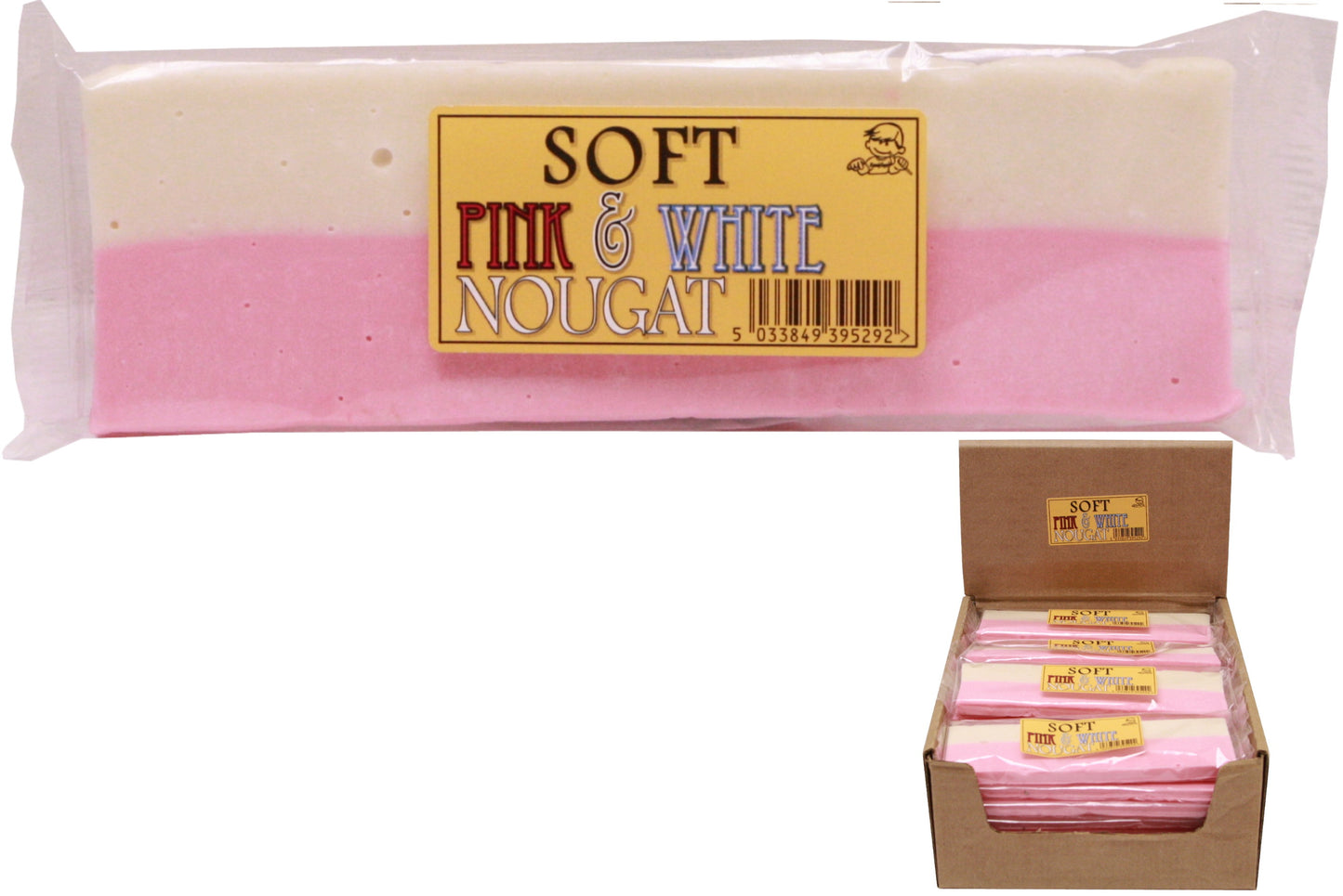 Soft Pink & White Nougat Bar