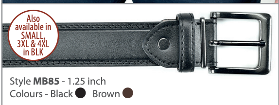 Belt - Leather Brown MB85 *D