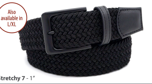 Belt - Stretchy Black thin 7 *