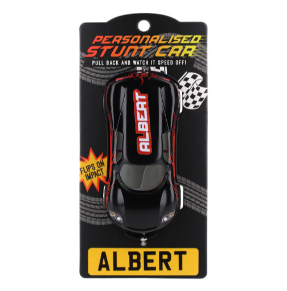 Personalised Toy Car - Names starting with A-F