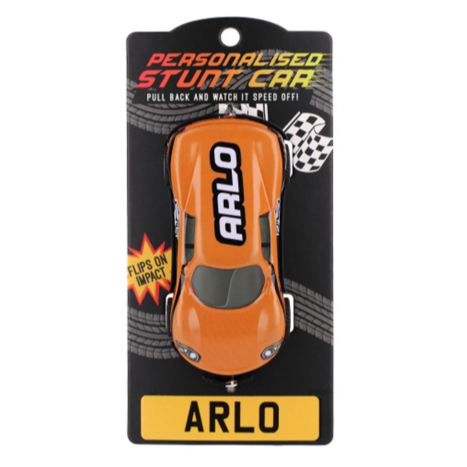 Personalised Toy Car - Names starting with A-F