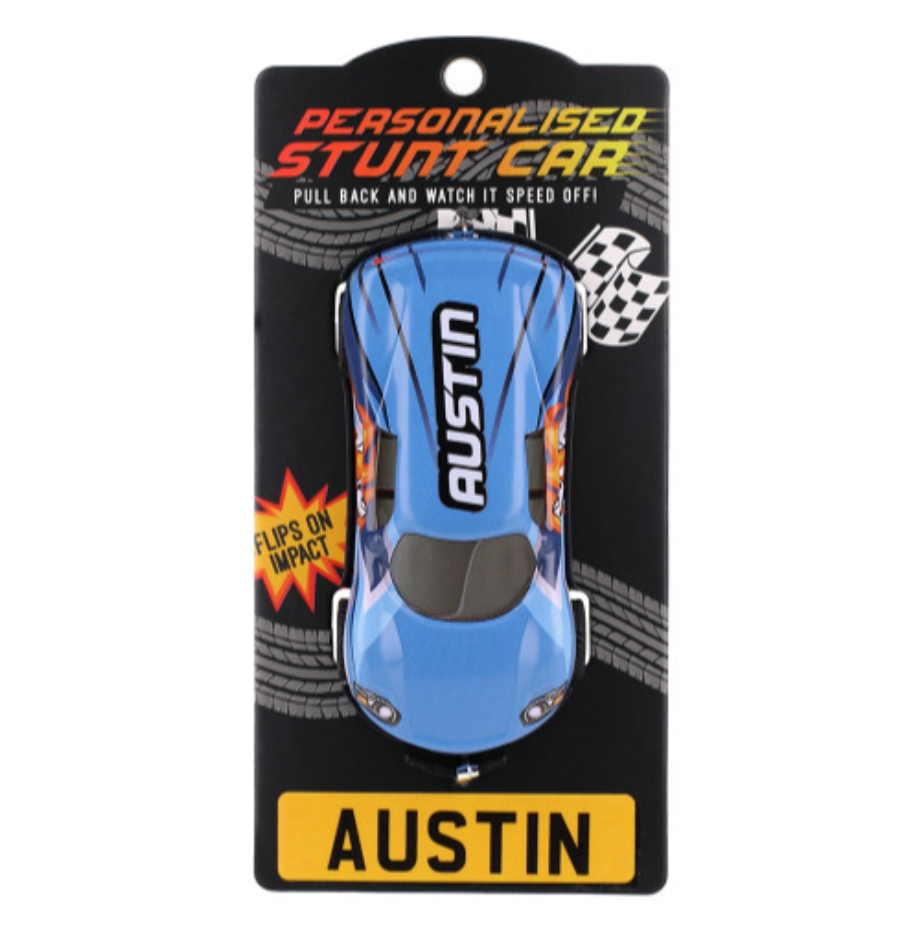 Personalised Toy Car - Names starting with A-F