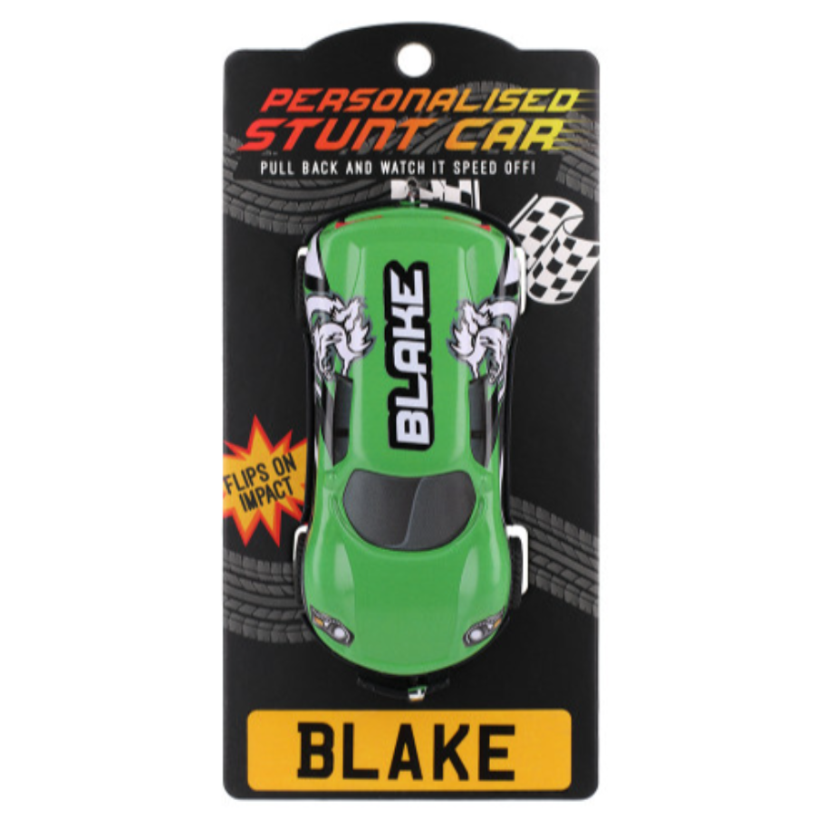 Personalised Toy Car - Names starting with A-F