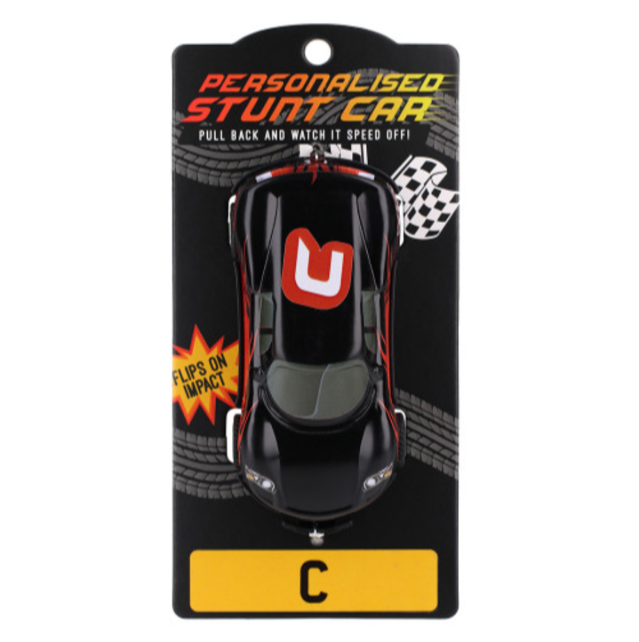 Personalised Toy Car - Names starting with A-F
