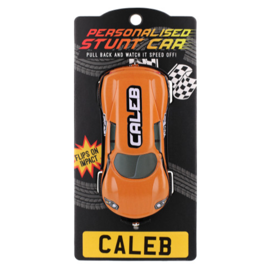 Personalised Toy Car - Names starting with A-F