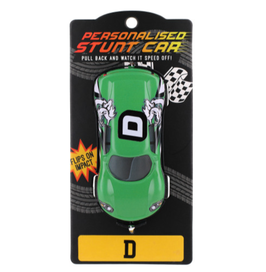 Personalised Toy Car - Names starting with A-F