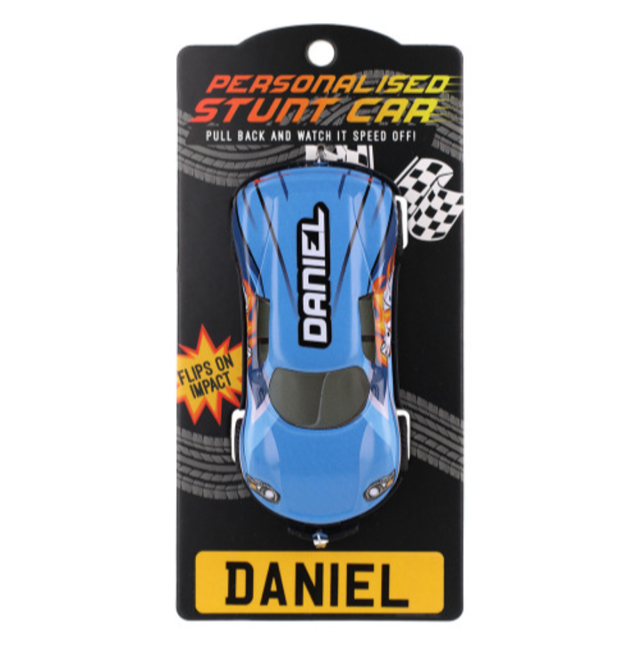 Personalised Toy Car - Names starting with A-F