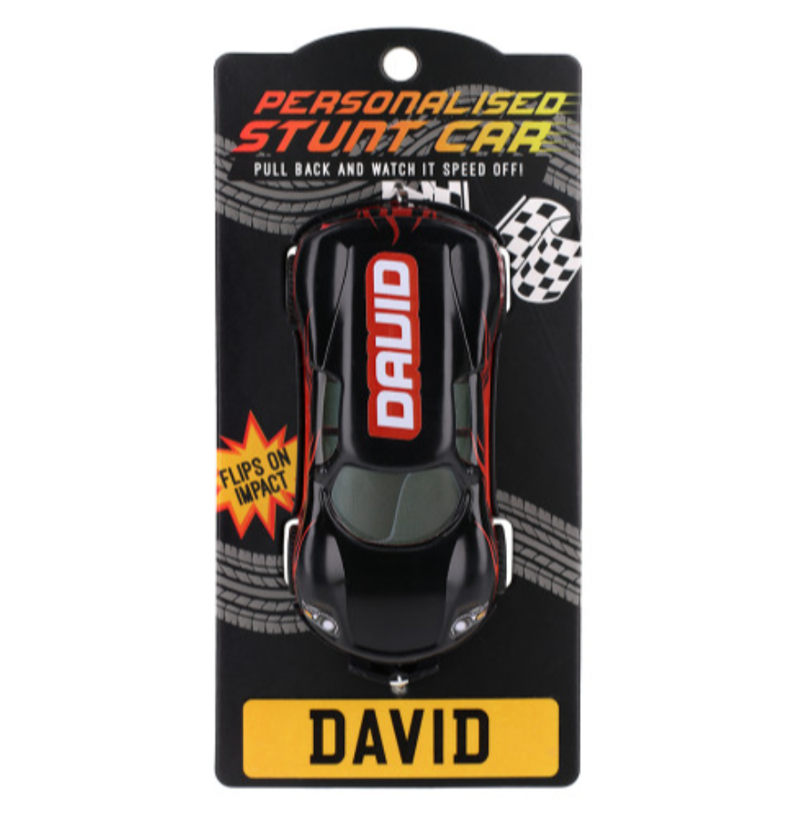 Personalised Toy Car - Names starting with A-F