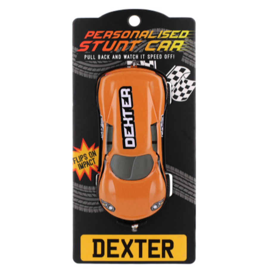 Personalised Toy Car - Names starting with A-F