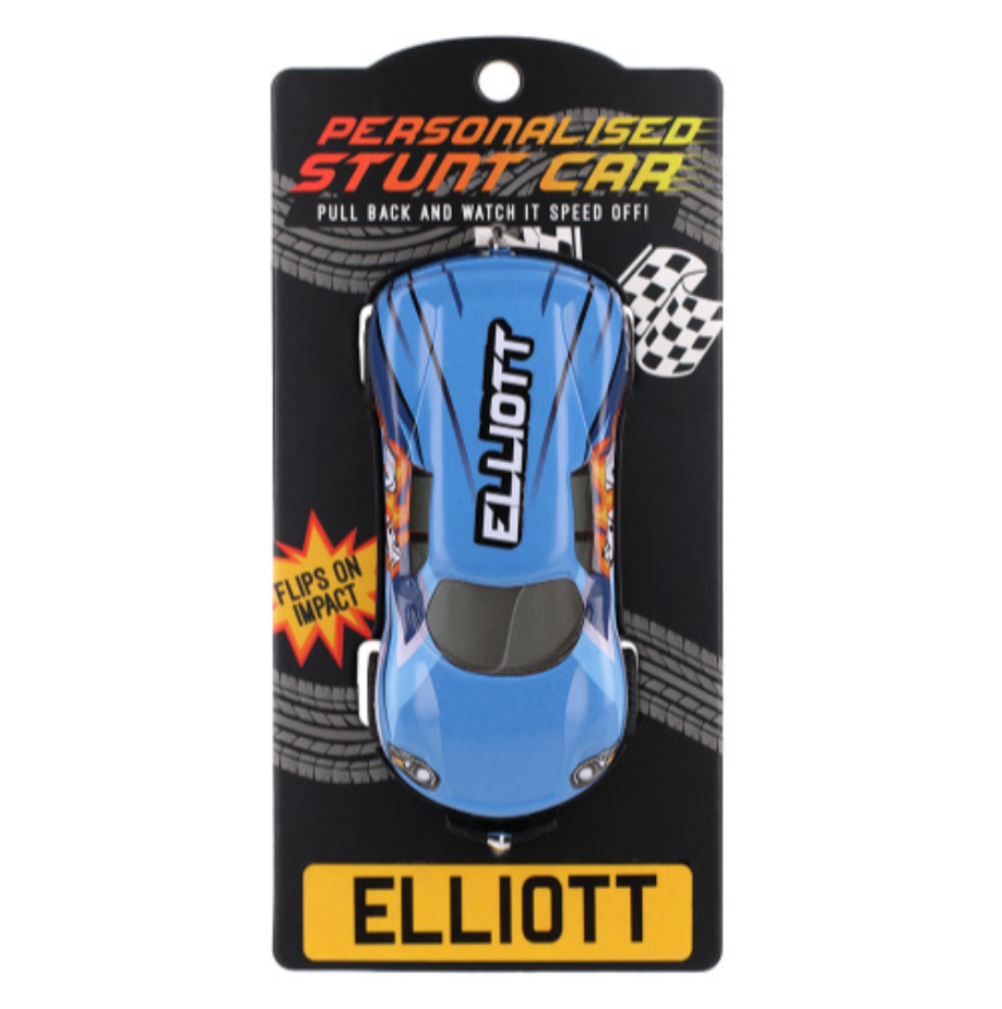 Personalised Toy Car - Names starting with A-F
