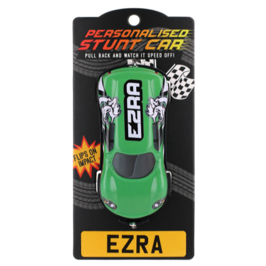 Personalised Toy Car - Names starting with A-F