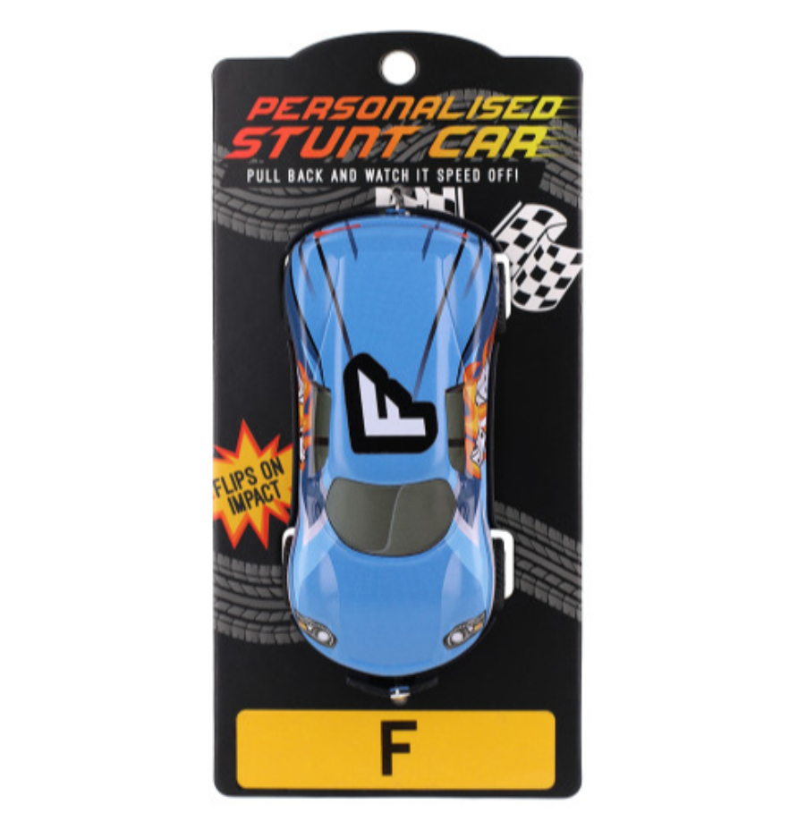 Personalised Toy Car - Names starting with A-F