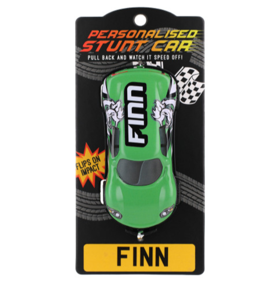 Personalised Toy Car - Names starting with A-F