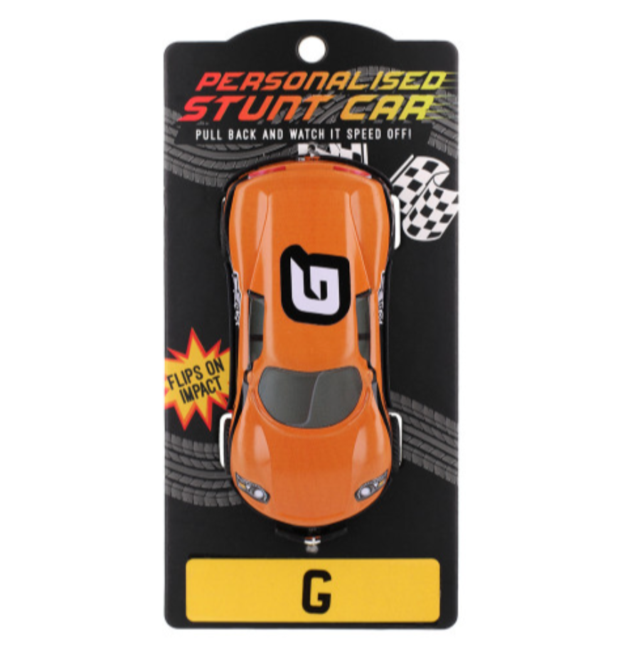 Personalised Toy Car - Names starting with G-J