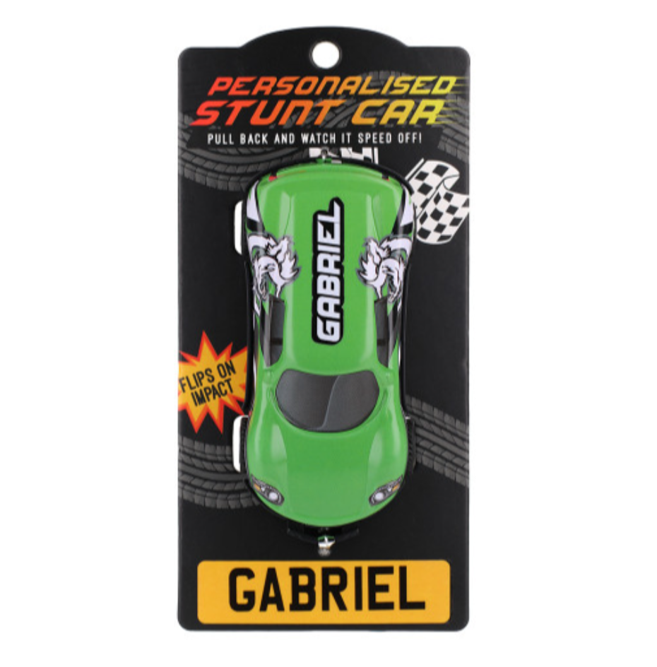 Personalised Toy Car - Names starting with G-J