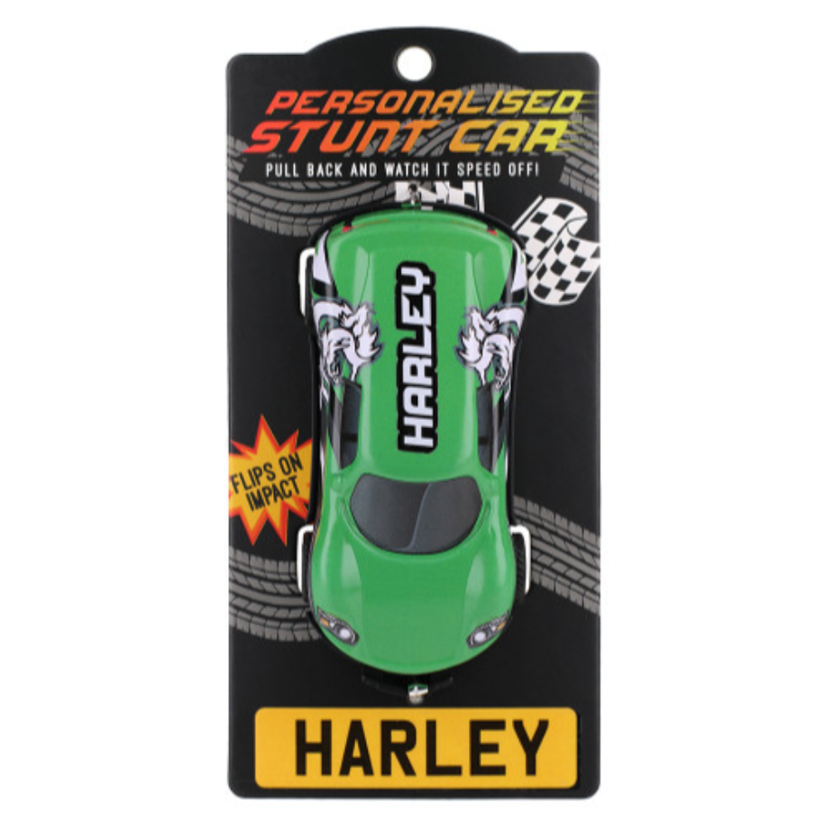 Personalised Toy Car - Names starting with G-J