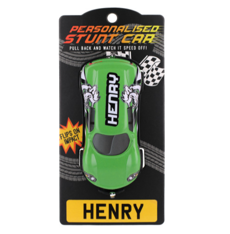 Personalised Toy Car - Names starting with G-J