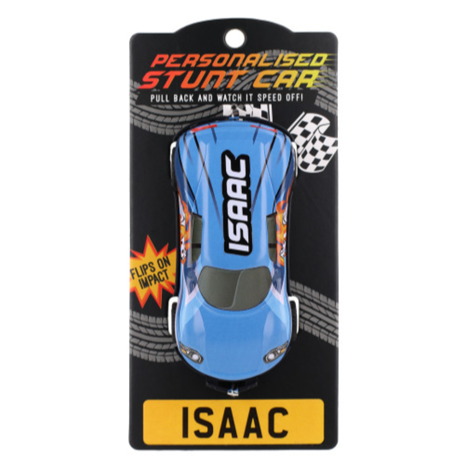 Personalised Toy Car - Names starting with G-J