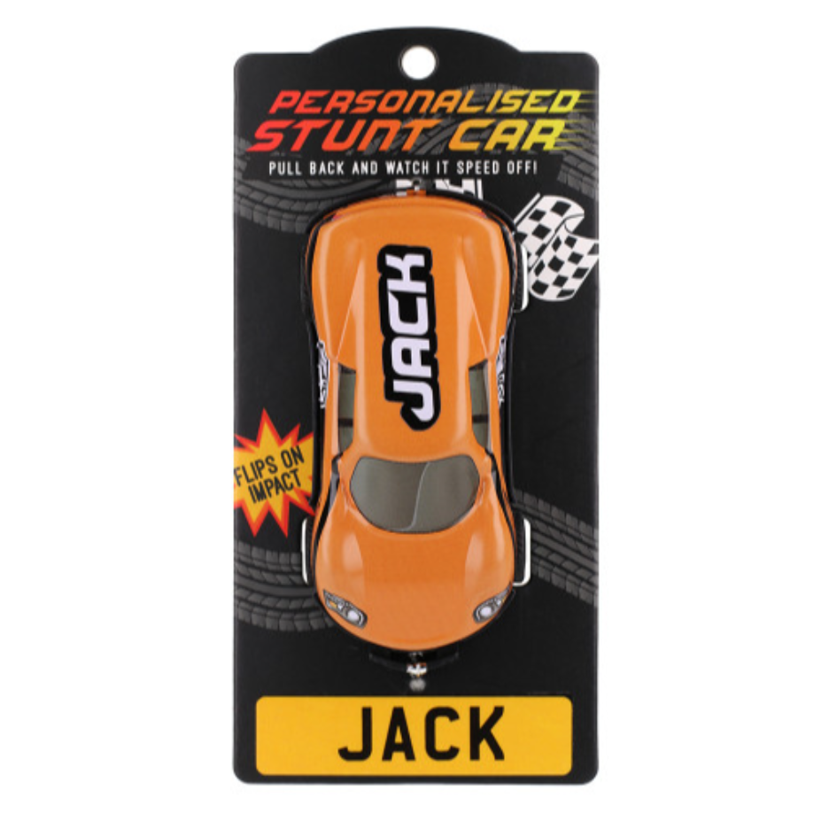Personalised Toy Car - Names starting with G-J
