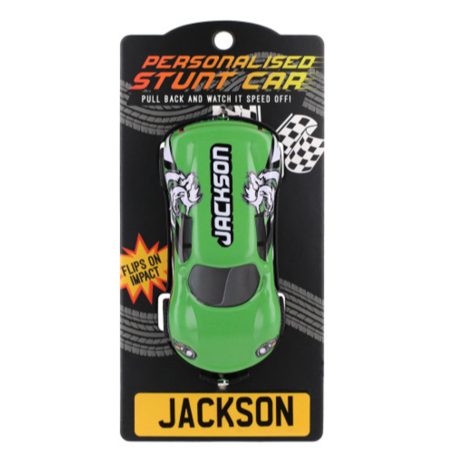 Personalised Toy Car - Names starting with G-J