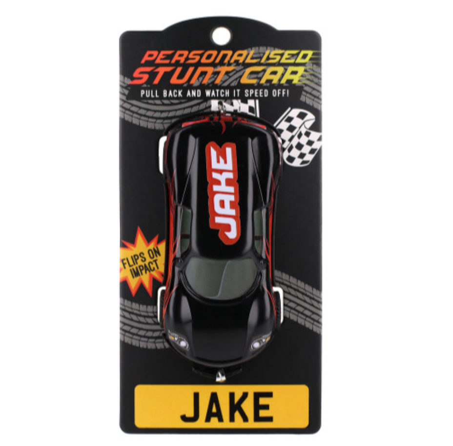 Personalised Toy Car - Names starting with G-J