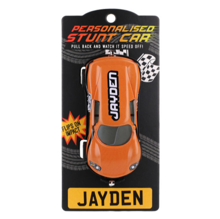 Personalised Toy Car - Names starting with G-J