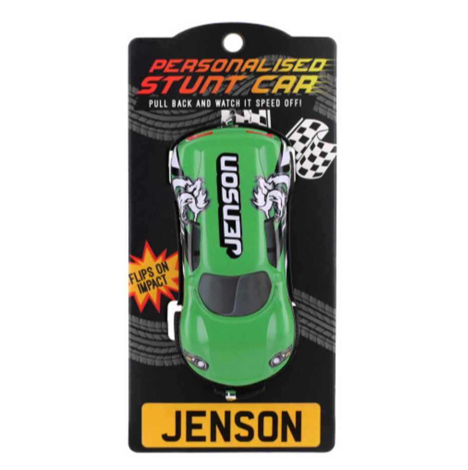 Personalised Toy Car - Names starting with G-J