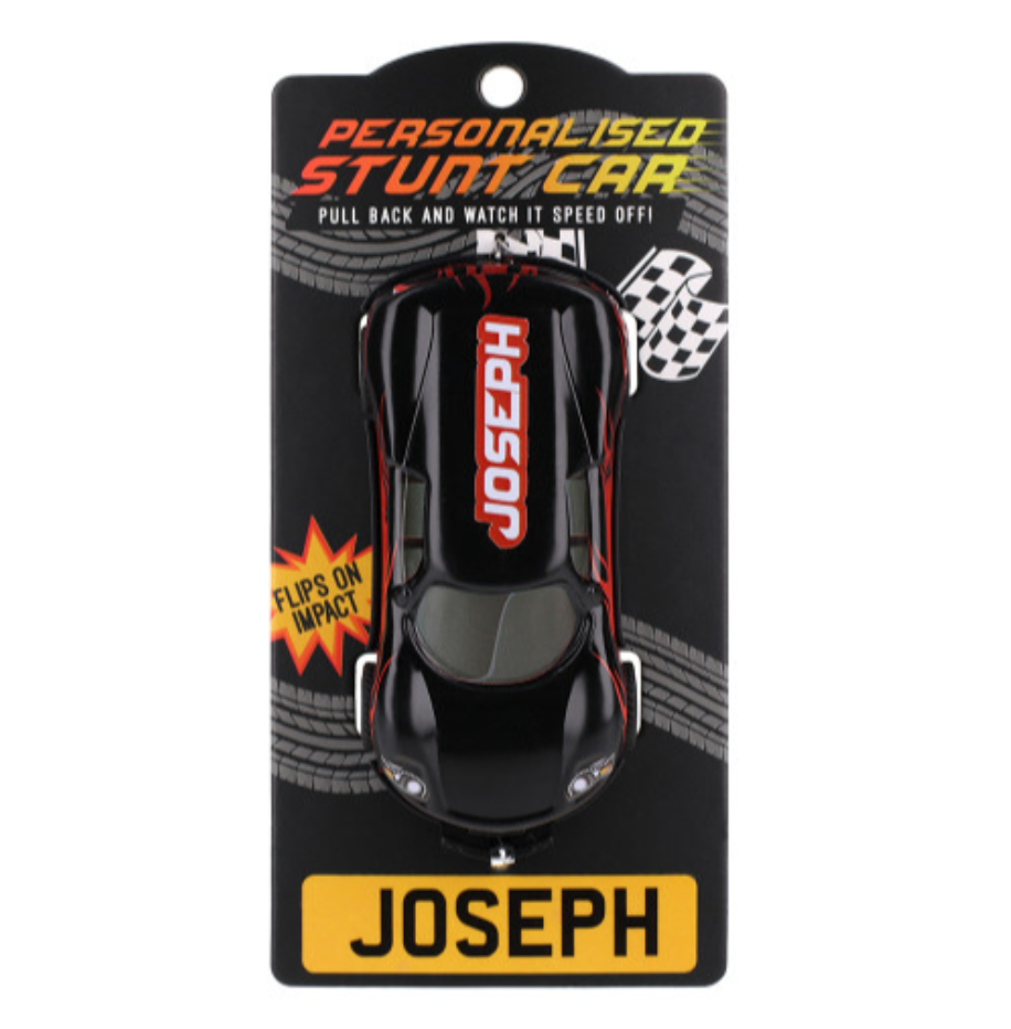 Personalised Toy Car - Names starting with G-J