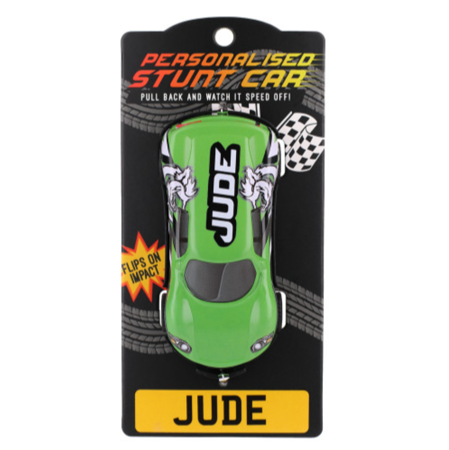 Personalised Toy Car - Names starting with G-J